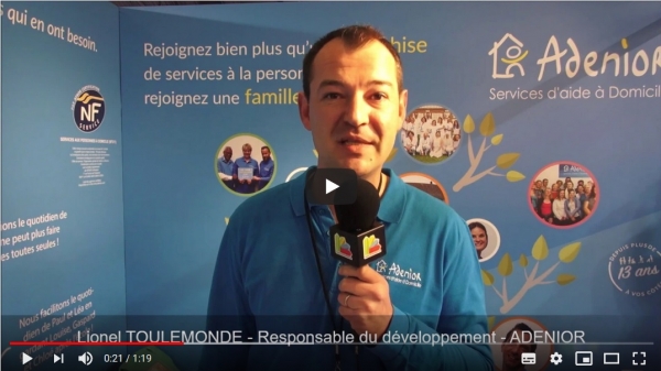 Ouvrir une Franchise Adenior - Interview de Lionel Toulemonde au SAP 2019 Paris