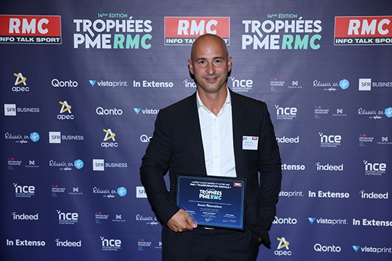 Franchise Avenir Rénovations reçoit le Prix de la Transformation digitale lors de la 14e édition des trophées PME RMC