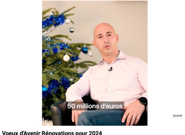 Franchise Avenir Rénovations :  voeux 2024