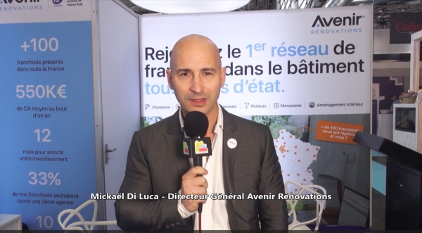 Franchise Avenir Rénovations : Mickaël Di Luca à Franchise Expo Paris 2023