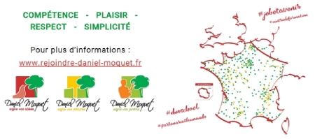 Franchise Daniel Moquet lance son opération de recrutement pour les passionnés d'aménagements extérieurs du 3 au 9 février 2025