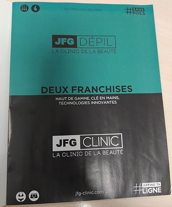Franchise JFG Dépil : page dédiée au réseau et évènements