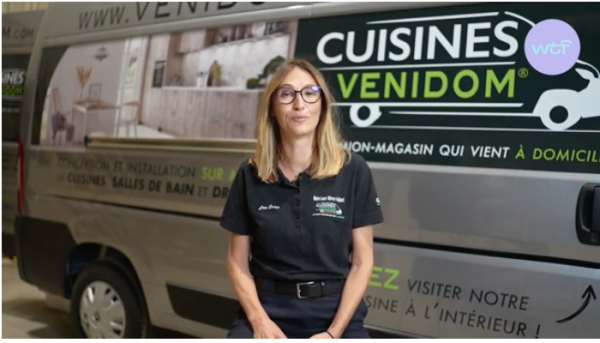 Marie-Laure Némoz-Gaillard, chargée de développement du réseau de franchise Cuisines Venidom témoigne