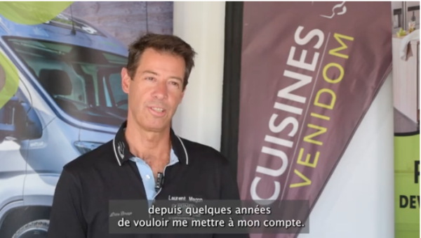 Laurent Magon, franchisé Cuisines Venidom d'Antibes témoigne