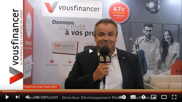 Franchise Expo Paris 2021 : la franchise Vousfinancer au micro de choisir sa franchise