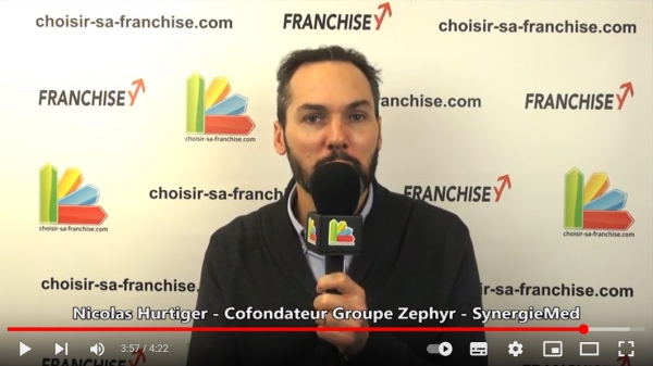 Franchise SynergieMed - Nicolas Hurtiger - Interview au Salon des Services à la Personne 2022