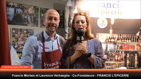 Franchise Expo Paris 2021 : la franchise Francis L'épicerie au micro de choisir sa franchise