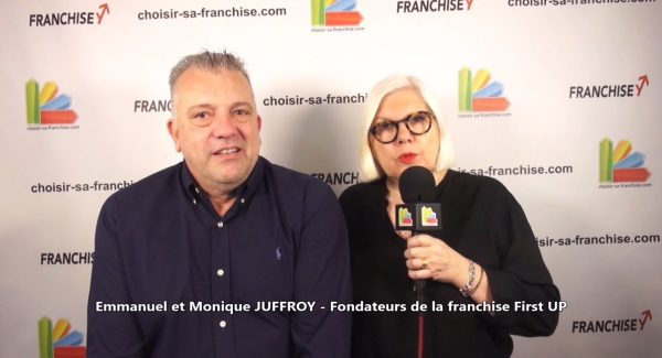 Franchise First UP : Emmanuel et Monique JUFFROY à Franchise Expo Paris 2023