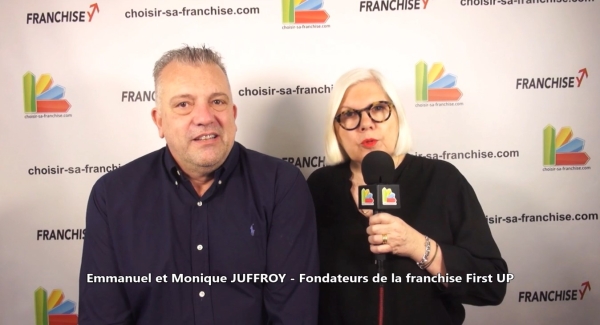 Franchise First UP : Emmanuel et Monique JUFFROY à Franchise Expo Paris 2023 Franchise First UP : Emmanuel et Monique JUFFROY à Franchise Expo Paris 2023
