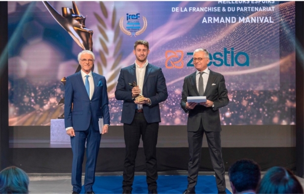 Franchise Zestia gagne le trophée du Meilleurs Espoirs de la Franchise et du Partenariat