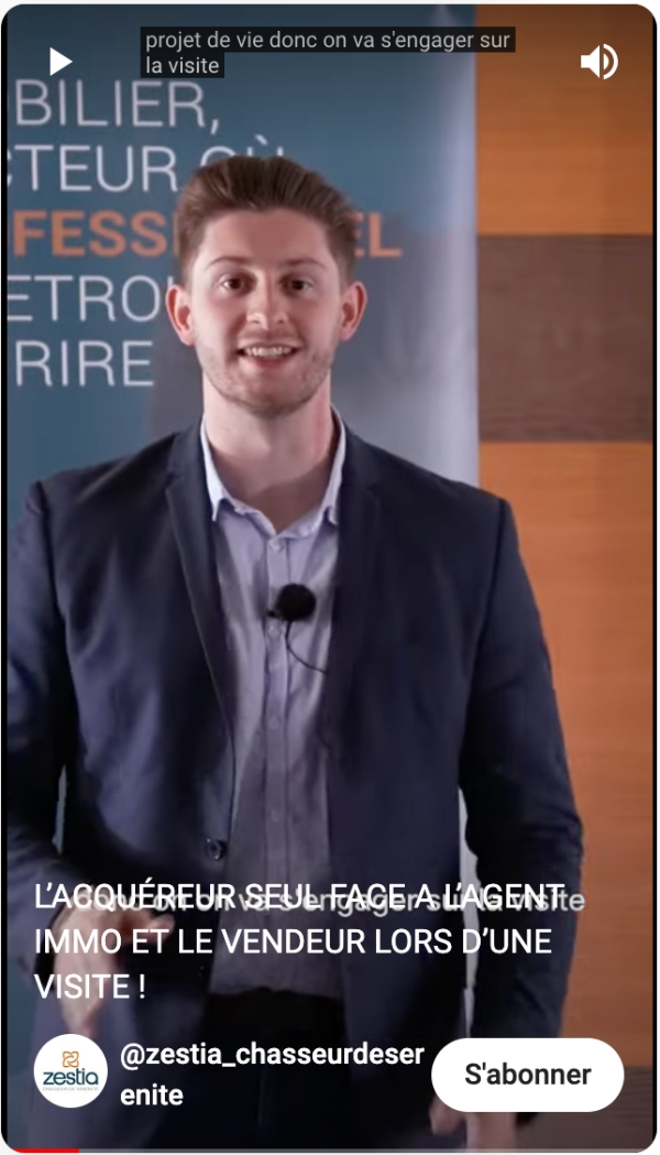 Franchise Zestia : l’acquéreur seul face à l’agent immo et le vendeur lors d’une visite ! Franchise Zestia : l’acquéreur seul face à l’agent immo et le vendeur lors d’une visite !