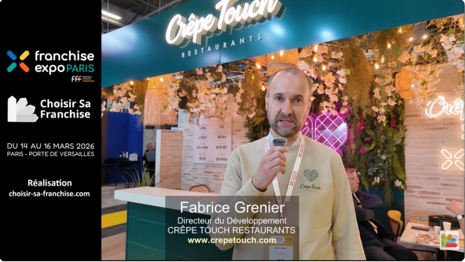 Interview Franchise Crêpe Touch à Franchise Expo Paris 2026