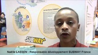 Vidéo franchise Subway | Interview Naëlle Lassen