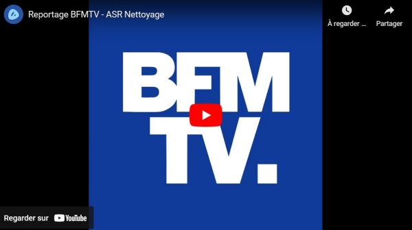 Reportage BFMTV sur la franchise ASR Nettoyage