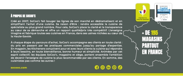 Franchise SoCoo’c :  le modèle gagnant du cuisiniste Made in France en route vers son 200e magasin