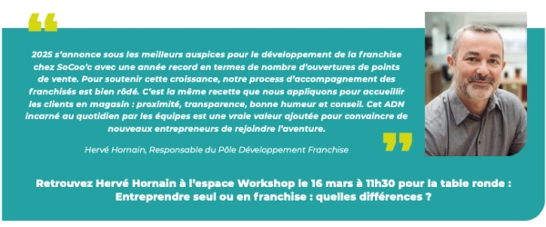 Franchise SoCoo’c annonce une ambition record d’ouvertures en franchise avec 20 nouveaux magasins en 2025