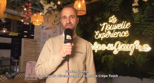 Franchise Crêpe Touch : Fabrice Grenier à Franchise Expo Paris 2023