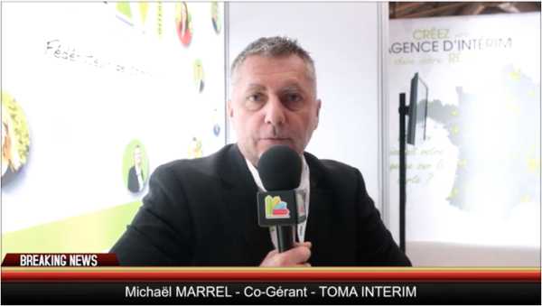40ème édition Franchise Expo Paris 2022 : la franchise Toma Interim au micro de choisir sa franchise