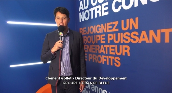 Licence de marque L'Orange Bleue : Clément Collet à Franchise Expo Paris 2023