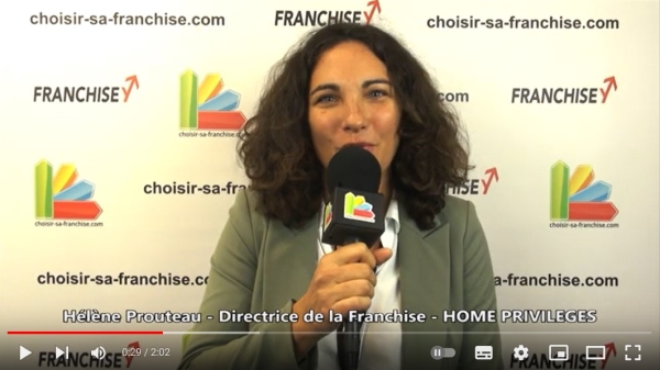 Franchise Home Privileges - Hélène Prouteau - Interview au Salon des Services à la Personne 2022