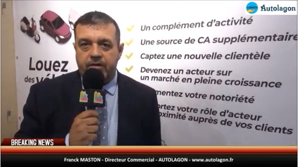 Interview de Franck Maston, Directeur Commercial de la franchise Autolagon au salon Franchise Expo Paris 2018