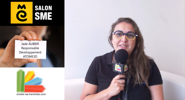 Interview Franchise Atome3D - Salon SME 2023 Interview Franchise Atome3D - Salon SME 2023