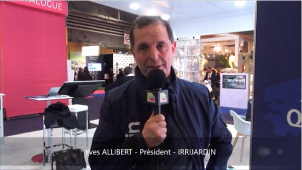 Interview de Yves ALLIBERT, président de la franchise Irrijardin à Franchise Expo 2019