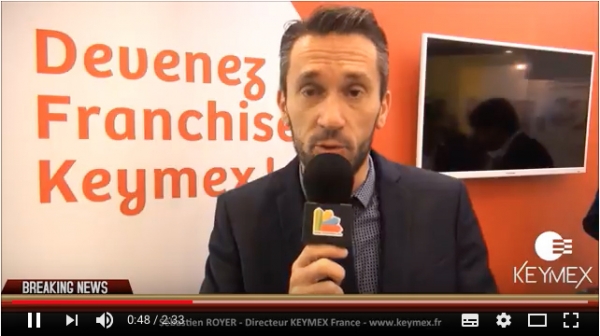 Interview de Sébastien Royer, Directeur Keymex France au salon Franchise Expo Paris 2018
