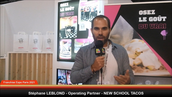 Franchise Expo Paris 2021 : la franchise NEW SCHOOL TACOS au micro de choisir sa franchise