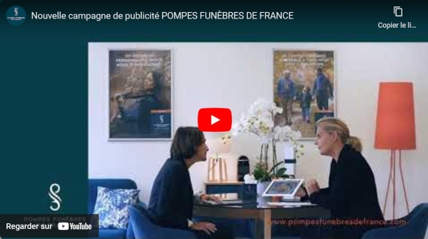 Nouvelle campagne de publicité POMPES FUNÈBRES DE FRANCE