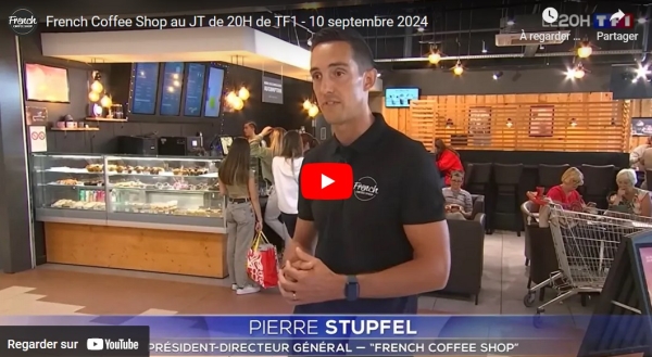 French Coffee Shop au JT de 20H de TF1 - 10 septembre 2024