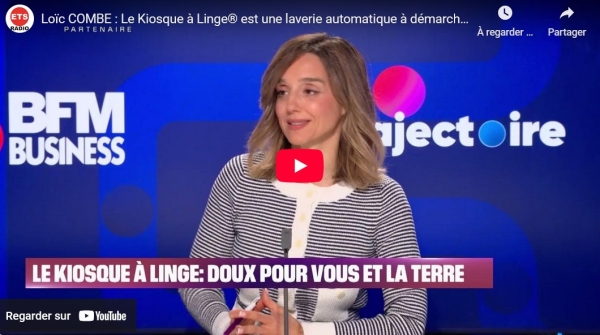 Loïc COMBE : Le Kiosque à Linge® est une laverie automatique à démarche éco-responsable
