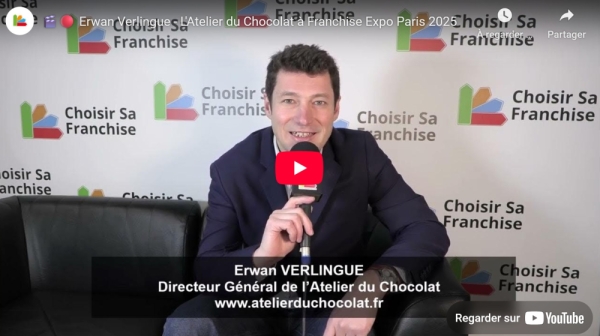 Erwan Verlingue - L'Atelier du Chocolat à Franchise Expo Paris 2025