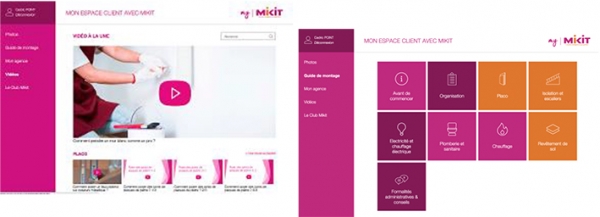 Franchise Mikit : MyMikit, un espace client personnalisé pour suivre la construction de sa maison sans se déplacer !