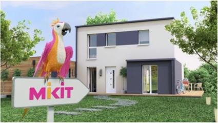 Franchise Mikit signe son retour à la télévision en sponsoring d’une émission sur TF1 avec sa mascotte, le perroquet Charlie