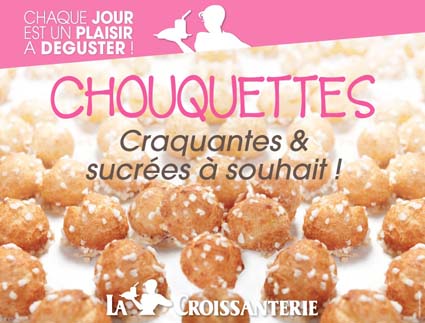 Franchise La Croissanterie - Chouquettes