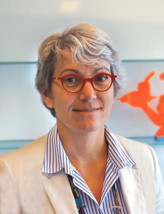 Marie-Pierre Soury Présidente du réseau de franchise La Croissanterie 