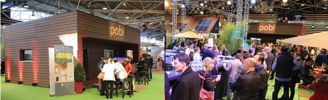 POBI, fournisseur du réseau de franchise NATILIA exposait au salon Synergiebat à Eurexpo Lyon