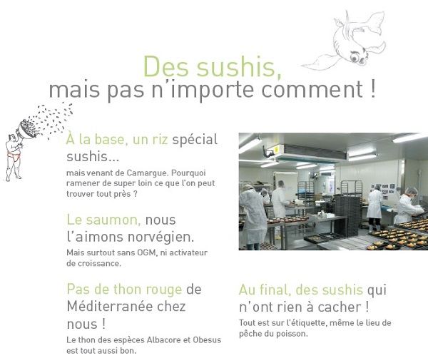 Franchise O'Sushi - Des sushis, mais pas n'importe comment