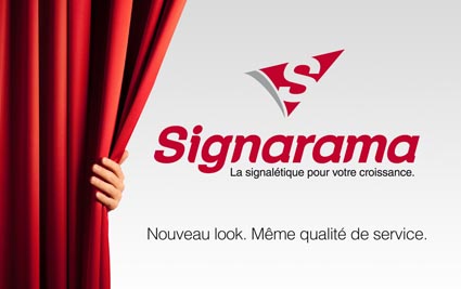 Franchise Signarama : Nouveau logo  Franchise Signarama : Nouveau logo