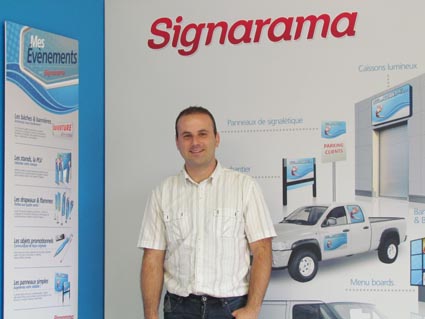 Jonathan Doléans franchisé Signarama Le Mans