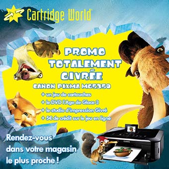 Promotions givrées de la franchise Cartridge World