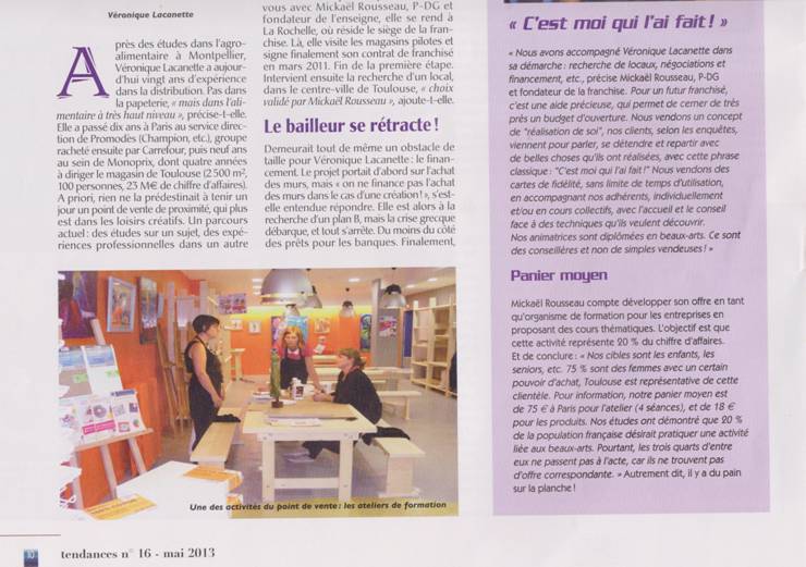 Article PNP de la franchise Lézard Créatif Toulouse