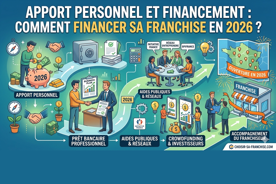 Apport personnel et financement : Comment financer sa franchise en 2026 ?
