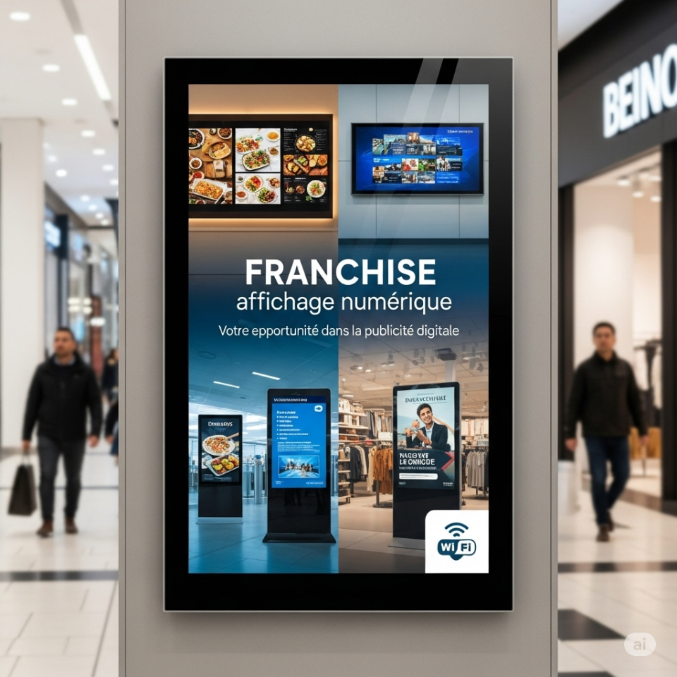 La franchise affichage numérique