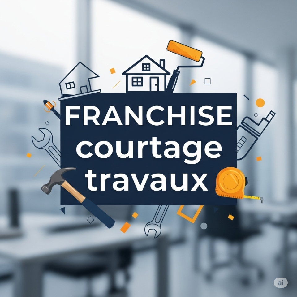 La franchise courtage en travaux