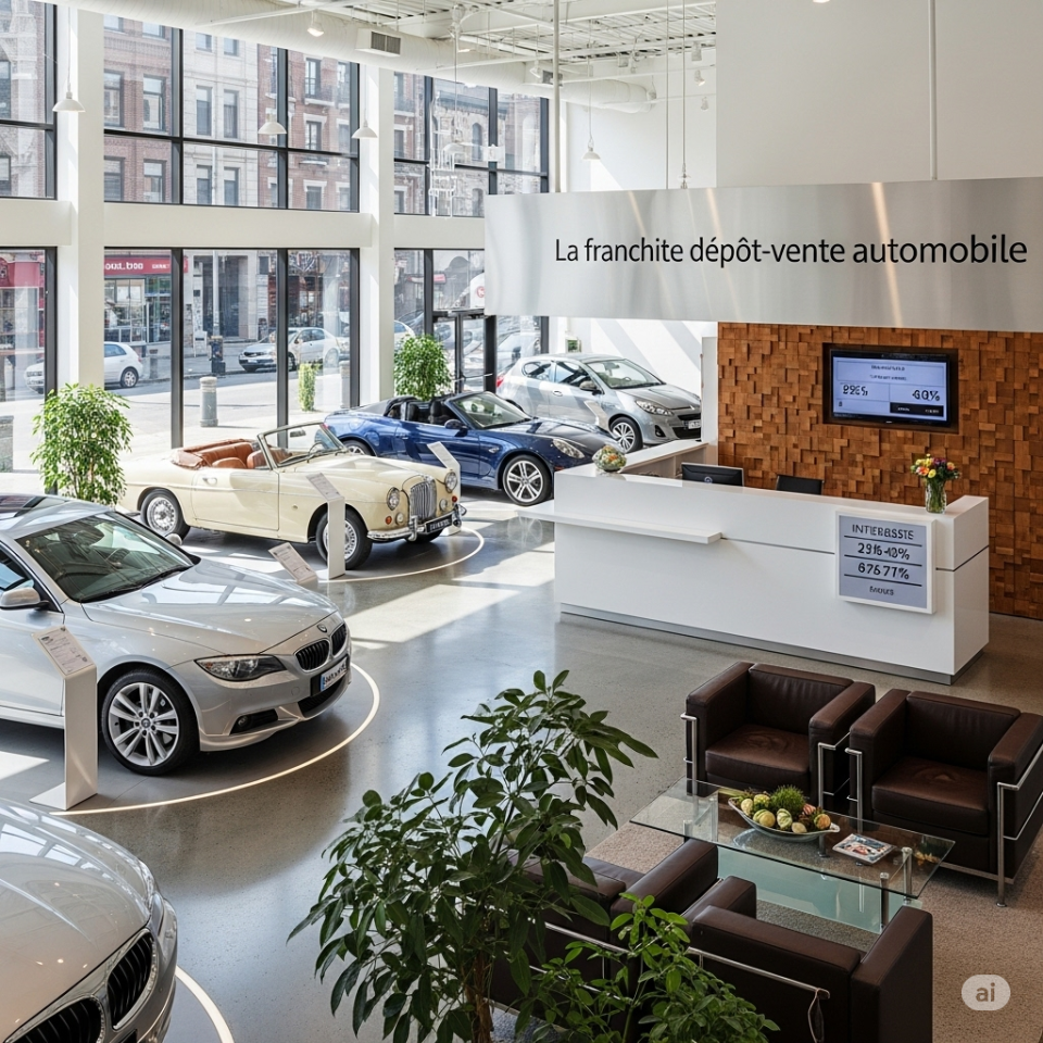La franchise dépôt vente automobile