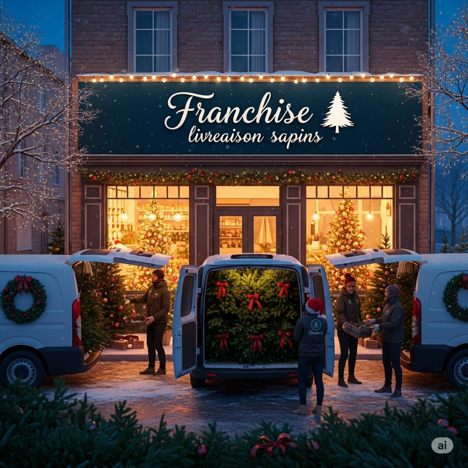 La franchise livraison de sapins