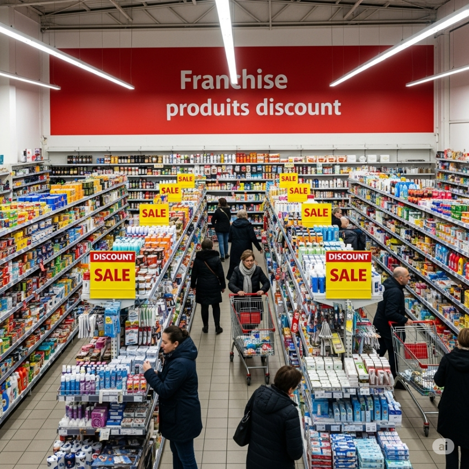 La franchise produits discount