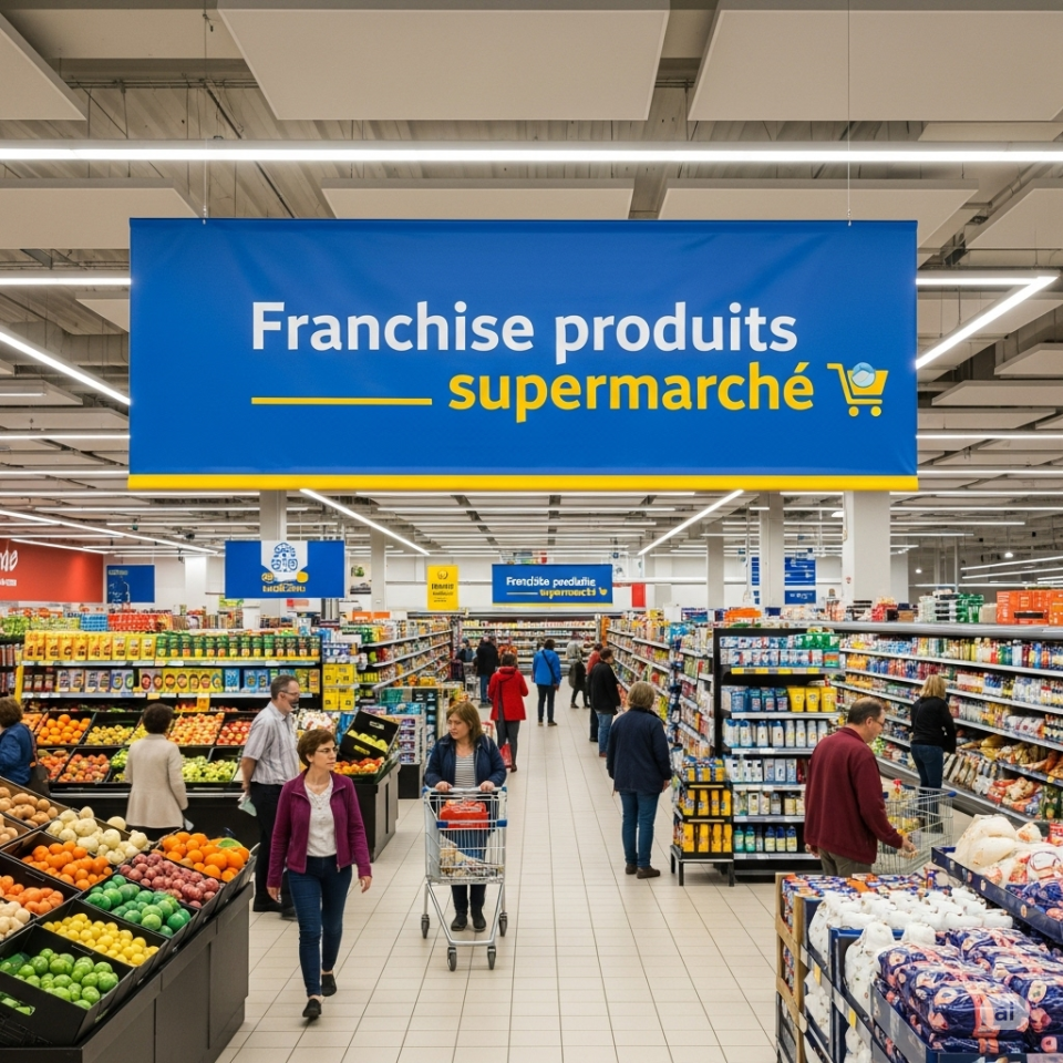 La franchise produits supermarché